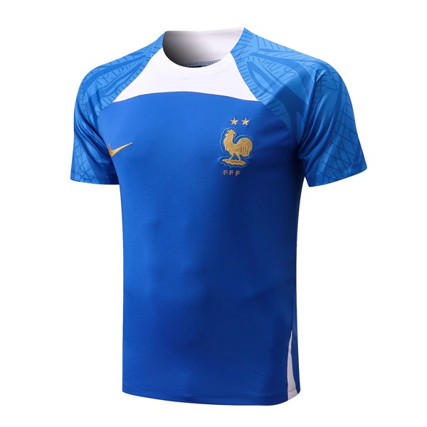 Trikot Entrenamien Frankreich 2022-23 Blau